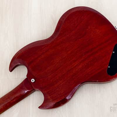 1963 Gibson EB-0 Cherry Vintage Short Scale SG Bass, 100% Original w/ Case image 15