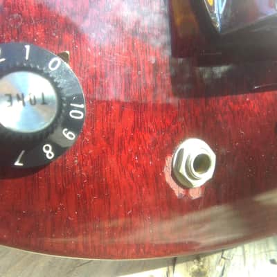Lefty 1969 Gibson  EB-0 short scale with Factory Double Guards Left Handed image 13