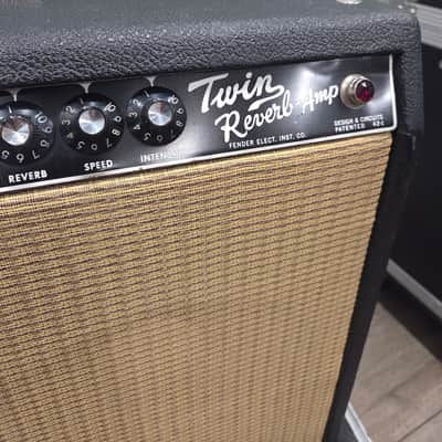 1964 Fender Twin Reverb (w/ road case) image 4