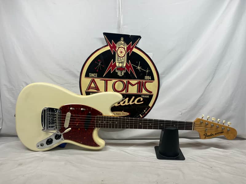 Fender Mustang 1967 Electric Guitar - Non-Original Neck Pickup image 1