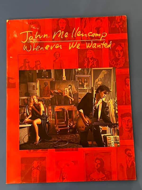 Warner Bros John Mellencamp Whenever We Wanted Piano, Vocal & Guitar Sheet Music Book
