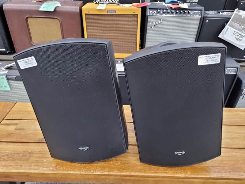 Klipsch CB800T All-weather 70v Speakers (Pair) - Black image 1