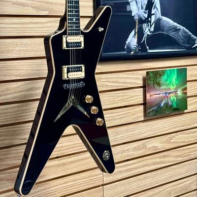 Dean - USA - ML - Patents Pending - Classic Black - DiMarzio Super Distortion Zebra Pickups - Silver/Brass Hardware - OHSC - Call for Best Price !!! image 7