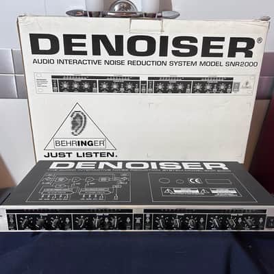 Behringer Denoiser SNR2000 2-Channel Audio Interactive Noise Reduction System 2000s - Black / Silver image 2