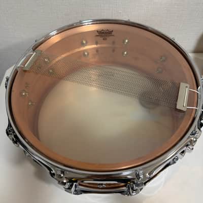 Yamaha Roy Haynes Signature 14x5.5" Hammered Copper Snare Drum image 8