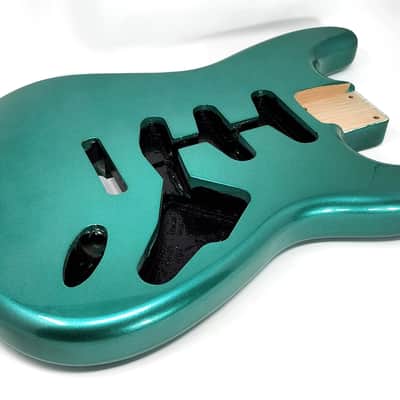 Brio S-Style Body High Gloss 2pc Roasted Ash Metallic Green Body image 4