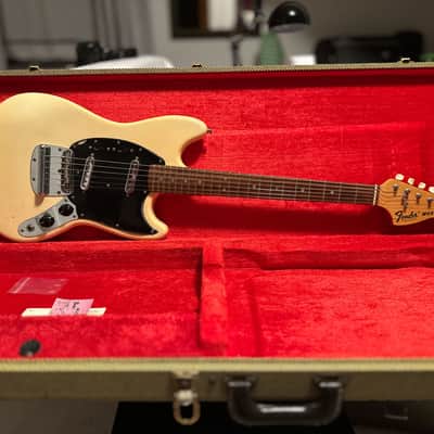 Fender Mustang 1973 USA olympic white DiMarzio PUs image 1