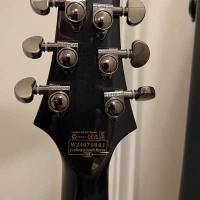 Schecter Hellraiser Hybrid C-1 FR S Sustainiac 2016 - 2021 Trans Black Burst image 6
