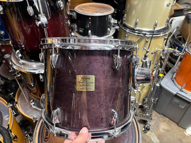 Yamaha Maple custom absolute plum 12 inch Tom Drum image 1