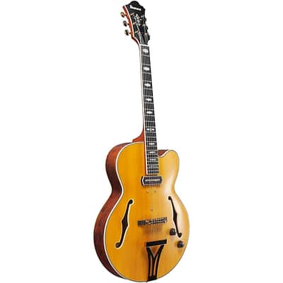 Ibanez PM3C NAL Pat Metheny Signature Hollowbody Electric Guitar. Natural Amber Low Gloss with Case image 4