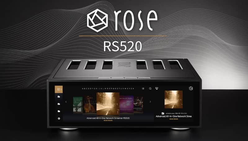 Hi Fi ROSE RS520 - Advanced All-In-One Network Streamer and Amplifier - NEW!