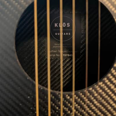 KLOS Hybrid travel guitar 2015-2021 Carbon fiber image 2