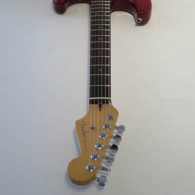 2003 Fender American Deluxe Stratocaster in Aged Cherry Sunburst with Original Hard Case image 14