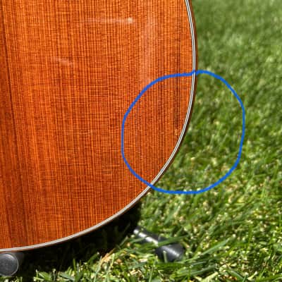 Northwood FB80D Dreadnought 2007 - Redwood top Pommele Bubinga back and sides image 9