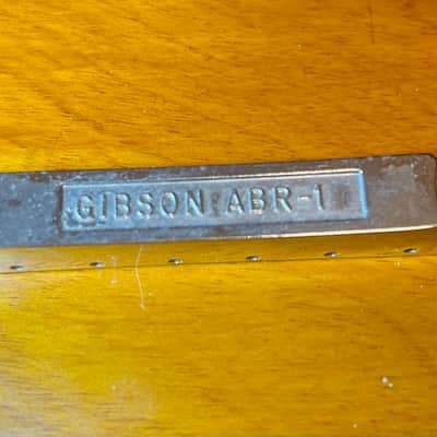 Gibson ABR-1 bridge frame 70’s, I think - Chrome plated image 1