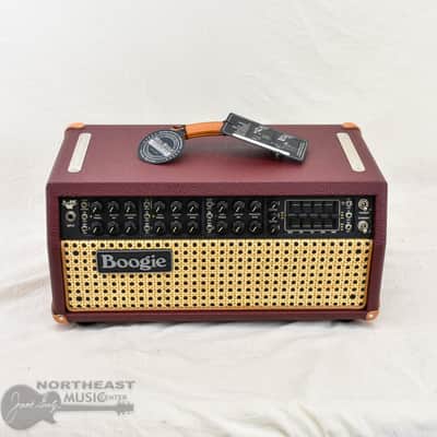 Mesa Boogie Mark VII All Tube Amplifier Head - British Cabernet, Wicker Grille image 2