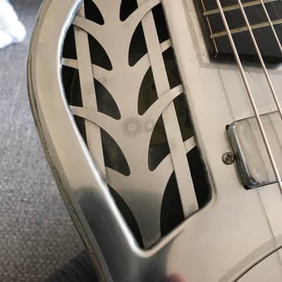 Morton SS Parlor - One of a kind resonator guitar with pickups image 6