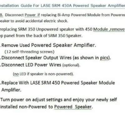 Replacement Amplifier Module for Mackie SRM 450 V1 & V2 Powered Speaker w DSP image 4