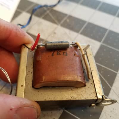 Unknown 770:1 [6200 Ohms] unmarked Vintage Output Transformer OT 7000 Ohm to 8 Ohm Tested Tube Amp Audio image 5
