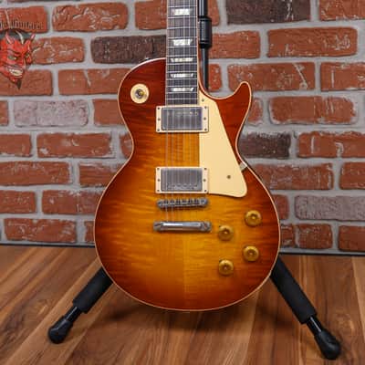 Gibson Custom Demo Shop '59 Reissue Les Paul Standard Flame Maple Top Iced Tea Burst 2020 w/OHSC image 1