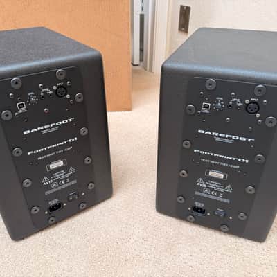 Barefoot Sound Footprint 01 Three-Way Active Studio Monitor - Pair 2017 - Present - Black image 2