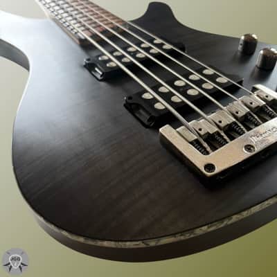 Ibanez SRX595 Transparent Gray Flat – Hard Shell Case – Excellent Condition image 5