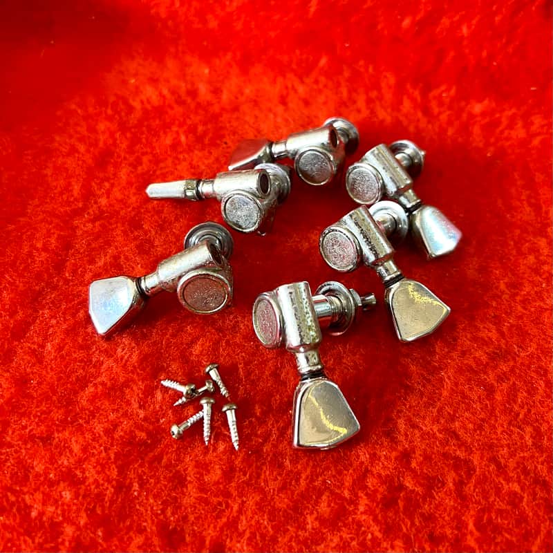 Yamaha  SA-1000 SG-1000 guitar tuners 1980 - Chrome original vintage MIJ Japan image 1