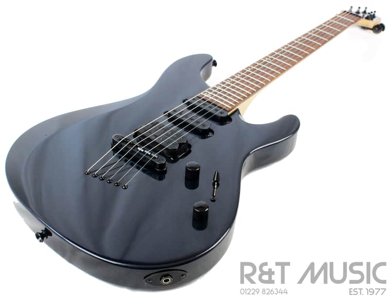 Fernandes Dragonfly X Electric Guitar in Gunmetal Blue | Reverb
