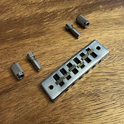 Vintage 1974 Gibson SG Harmonica Bridge – Complete w/ Posts & Bushings - SG / L6-S / Marauder / S-1 image 1
