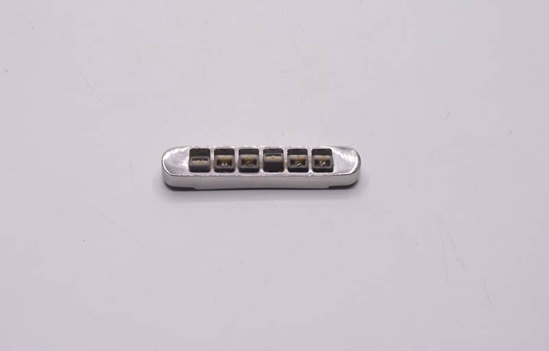 1980's Vintage Gibson Three-Point Top-Adjust Tune-o-Matic Bridge Chrome w/Brass Inserts Firebrand SG Les Paul Victory Explorer ES-335 1981 1982 image 1