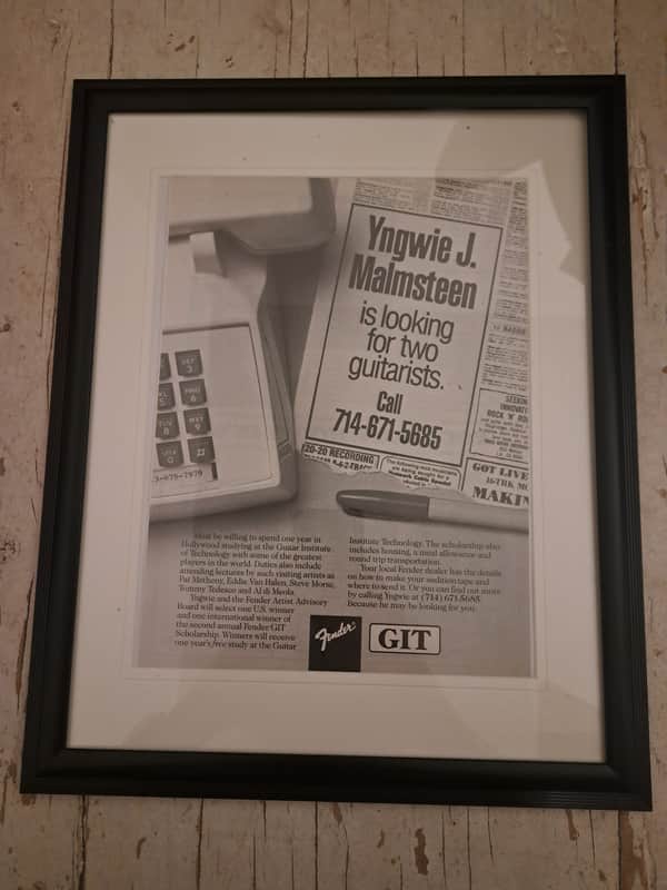 1987 Fender Advertisement image 1