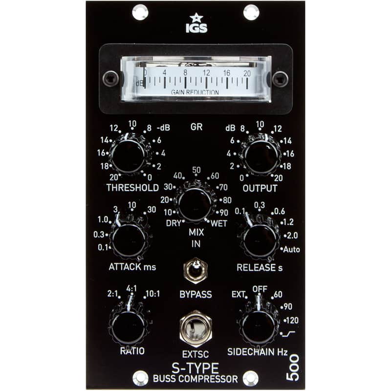 IGS Audio S-Type VU 500 Series Stereo Buss Compressor Module image 1