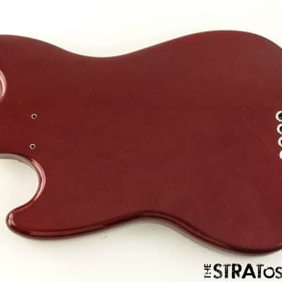 Fender American Performer Mustang Bass BODY USA Parts Aubergine image 3