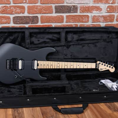 Charvel Jim Root Signature Pro-Mod San Dimas Style 1 HH FR E Satin Black 2022 w/ Softshell Case image 2