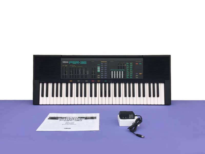 Yamaha PSR 36 Vintage FM Synthesizer Piano Keyboard (41) image 1