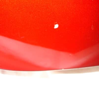 Samick by Greg Bennett Design Corsair Mini Bass Guitar, Candy Apple Red w/ Bag image 14