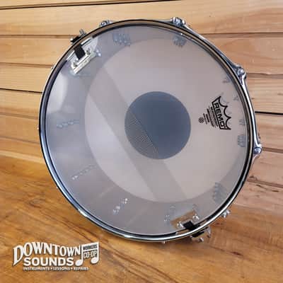 1998 Ayotte x Keplinger 5.5" x 14" Stainless Steel Snare - Pearl Super Hoops, OG Wood Hoops + Lug Fittings image 10