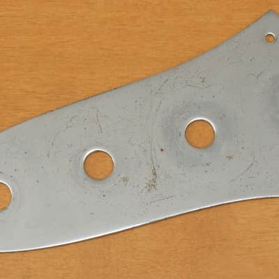 1962 /63 Fender Jazz Bass assembly Control plate, Chrome with Knobs image 2