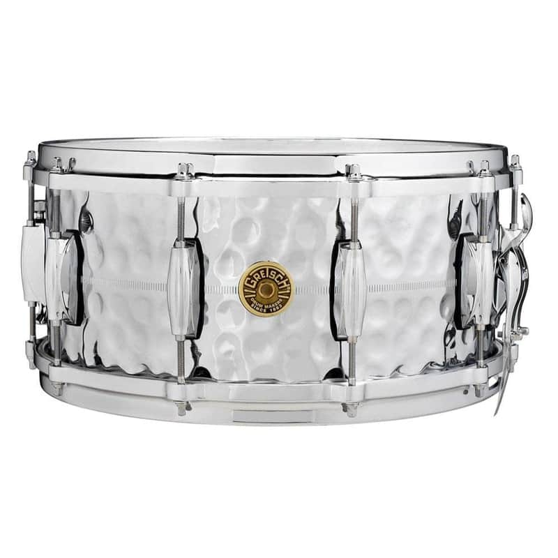 Gretsch G4164HB USA Hammered Brass Snare Drum 14x6.5 image 1