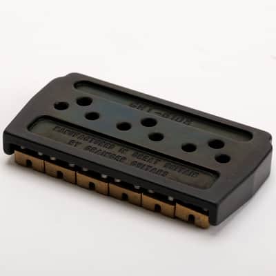 Grainger GHT-610B Hardtail Bridge Black Nickel, Brass Saddles image 3
