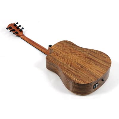 Lag Guitars Tramontane HyVibe THV20DCE Dreadnought Acoustic-Electric Smart Guitar Regular Natural image 2