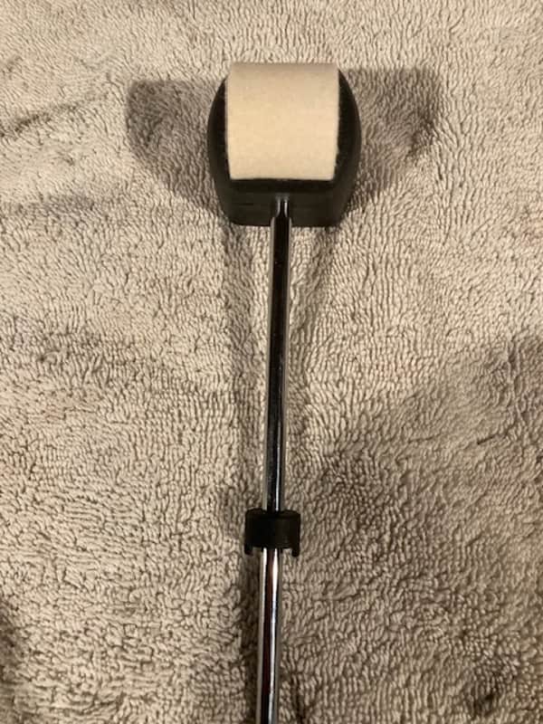 DW DWSM101 Two Way Felt/Plastic Bass Drum Beater 2010s - Chrome/Black image 1