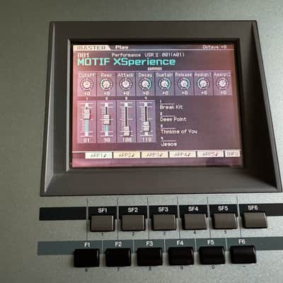 Yamaha Motif XS 8 Production Synthesizer 2000s - Gray image 5