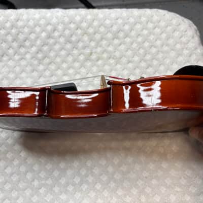 VINTAGE LIDL HAND CRAFTED IN LUBY CZECH REPUBLIC 3/4 VIOLIN MODEL 220 CASE/BOW image 13
