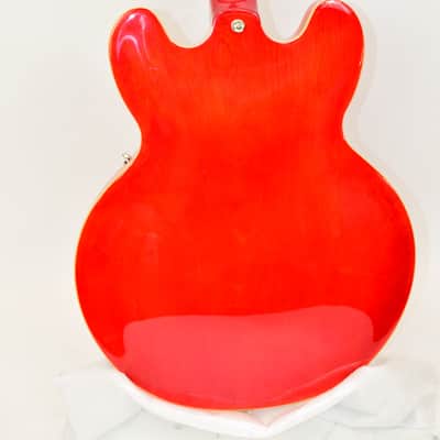 2022 Epiphone Artist Joe Bonamassa Signature 1962 Reissue ES-335 Electric Guitar, Cherry w/ Case - Previously Owned image 10