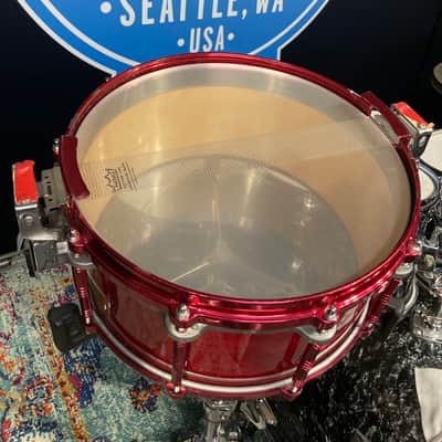 Tommy Lee's Motley Crue "Girls, Girls, Girls" Tour Pearl Free Floating Snare Drum. SIGNED! image 22