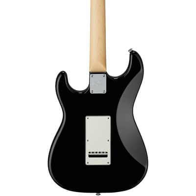 G&L Fullerton Deluxe Legacy Maple Fingerboard Electric Guitar Regular Jet Black image 2
