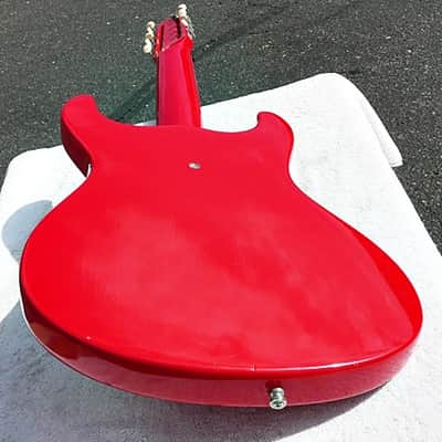Vintage USA 1967 Mosrite Smith Guitar Mel-O-Bar Electric Slide Guitar Serial #128 - Rare Red Finish image 8
