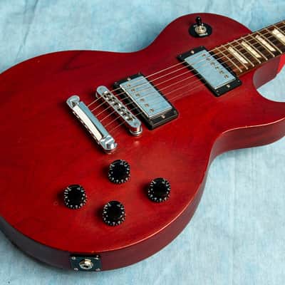 USED Gibson Les Paul LPJ Satin Cherry 2013 Electric Guitar w/OHSC image 3