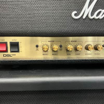 Marshall DSL100HR 2-Channel 100-Watt Guitar Amp Head - Black image 2